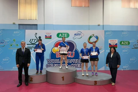 Stolüstü tennis üzrə Azərbaycan çempionatının qalibləri müəyyənləşib - FOTO
