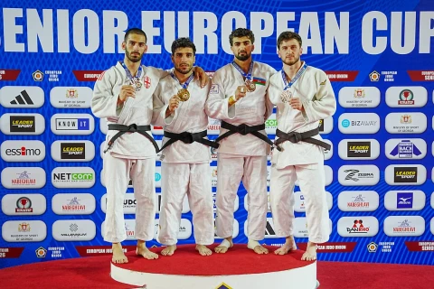 Cüdoçularımız Avropa Kubokunda 5 medal qazanıblar
