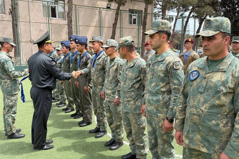 Azərbaycan Ordusunda minifutbol birinciliyinə yekun vurulub - FOTO