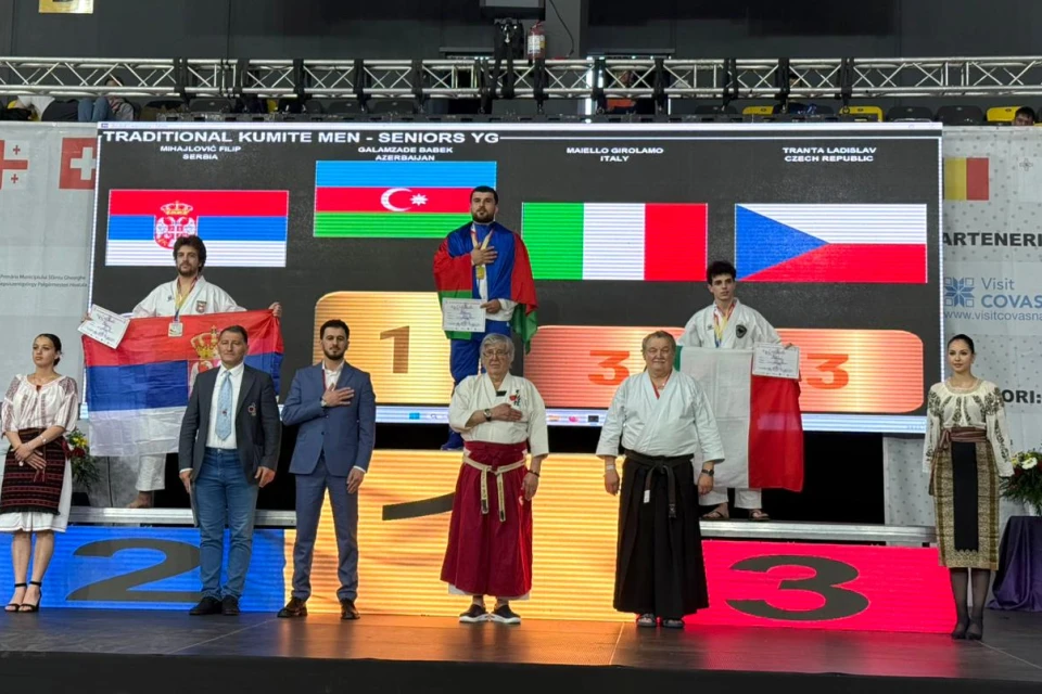 Karateçimiz Avropa çempionu oldu