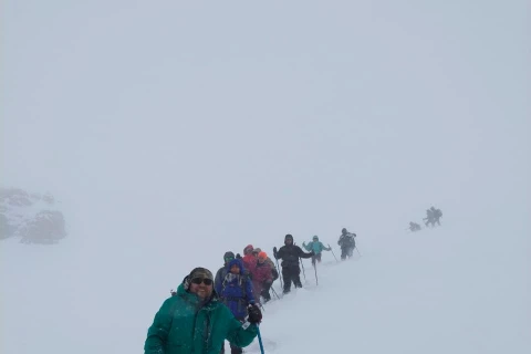 Heydər Əliyev zirvəsinə ənənəvi yürüş təşkil olunub - FOTO