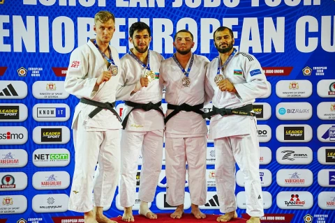 Cüdoçularımız Avropa Kubokunda doqquz medal qazandı - YENİLƏNİB + FOTO