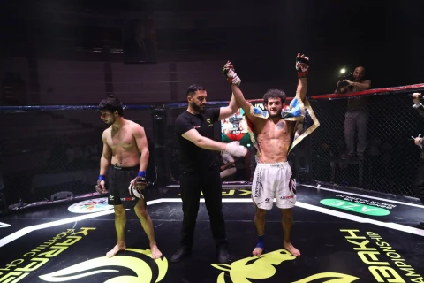 İdmançılarımız MMA üzrə peşəkar döyüş gecəsində uğurla çıxış ediblər
