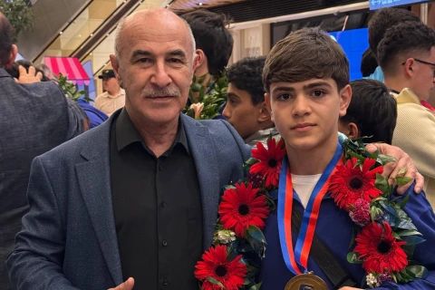 Сборная Азербайджана вернулась с чемпионата Европы по ушу с 15 медалями