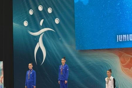Azərbaycan bədii gimnastları beynəlxalq turnirdə üç medal qazanıblar - FOTO