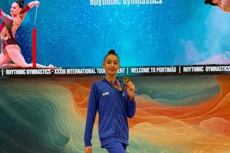 Azərbaycan bədii gimnastları beynəlxalq turnirdə üç medal qazanıblar - FOTO