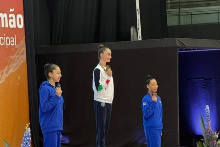 Azərbaycan bədii gimnastları beynəlxalq turnirdə üç medal qazanıblar - FOTO