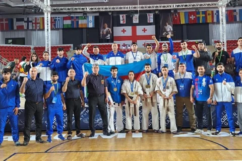 Азербайджанские каратисты завоевали шесть медалей чемпионата Европы