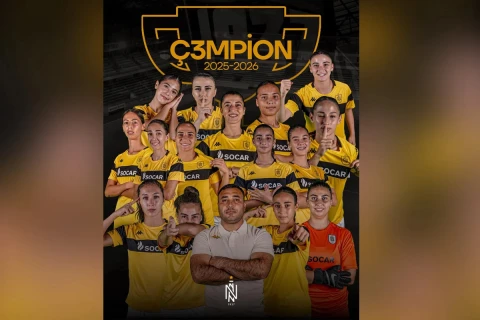 “Neftçi”nin qızlardan ibarət komandası üçüncü dəfə çempiondur