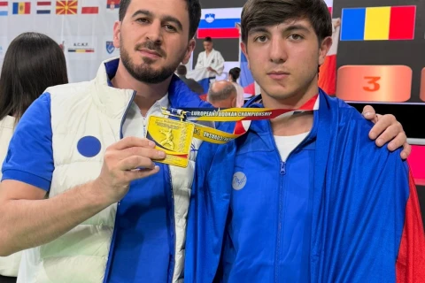 Fudokan karateçilərimiz Avropa birinciliyində uğurlu çıxış ediblər