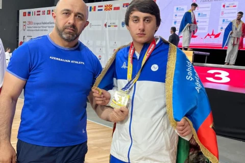 Fudokan karateçilərimiz Avropa birinciliyində uğurlu çıxış ediblər