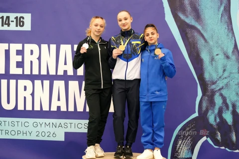 Azərbaycan gimnastları “AGF Trophy” turnirində daha iki medal qazanıblar