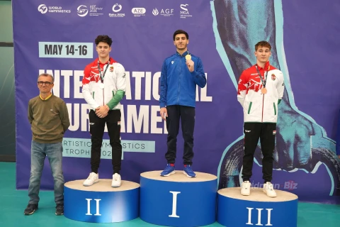 Azərbaycan gimnastları “AGF Trophy”ni 16 medalla başa vurublar