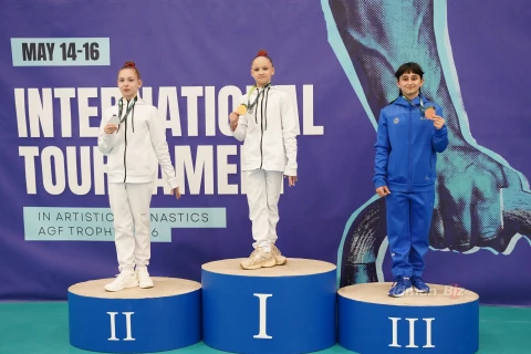 Azərbaycan gimnastları “AGF Trophy”ni 16 medalla başa vurublar