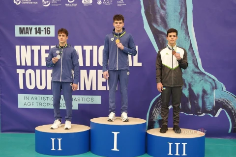 Azərbaycan gimnastları “AGF Trophy”ni 16 medalla başa vurublar