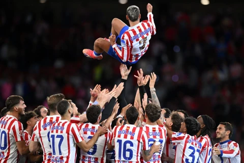 “Atletiko Madrid” Antuan Qrizmann üçün vida mərasimi keçirib