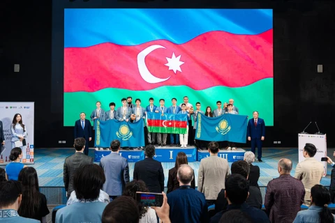 Qazaxıstanda keçirilən şahmat çempionatının bağlanış mərasimi keçirilib - FOTO