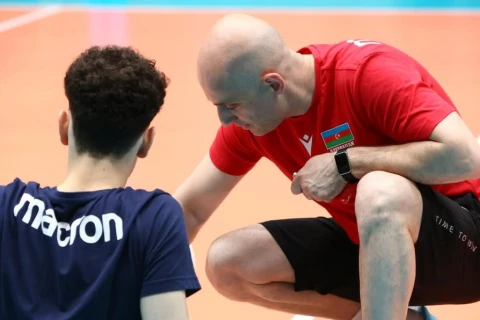 Azərbaycan voleybol millisində Avropa Liqası hazırlığı - FOTO