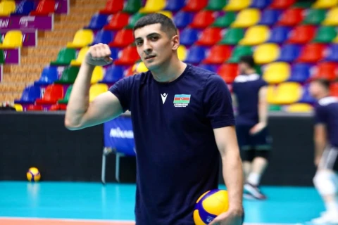Azərbaycan voleybol millisində Avropa Liqası hazırlığı - FOTO