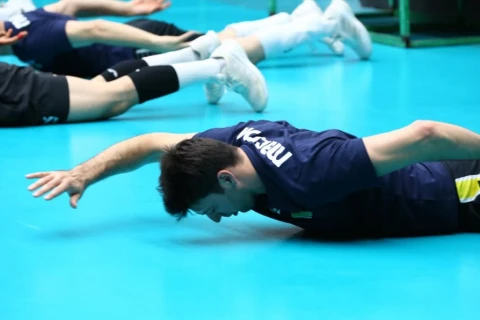 Azərbaycan voleybol millisində Avropa Liqası hazırlığı - FOTO
