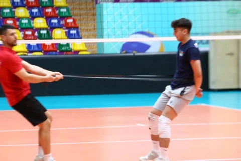 Azərbaycan voleybol millisində Avropa Liqası hazırlığı - FOTO