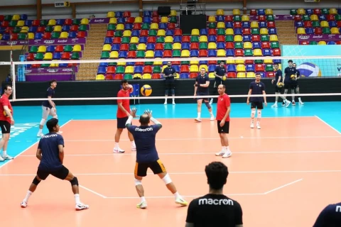 Azərbaycan voleybol millisində Avropa Liqası hazırlığı - FOTO