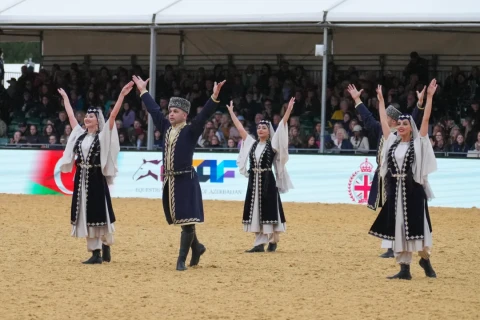 Qarabağ atları Vindzorda yenidən alqışlandı - FOTO