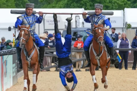Qarabağ atları Vindzorda yenidən alqışlandı - FOTO