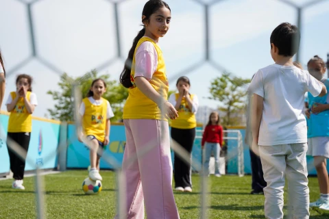 WUF13-də AFFA-dan ikinci minifutbol meydançası - FOTOREPORTAJ