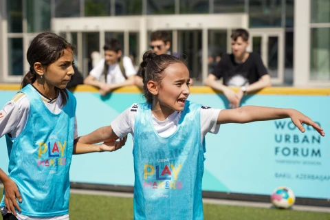 WUF13-də AFFA-dan ikinci minifutbol meydançası - FOTOREPORTAJ