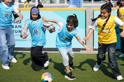 WUF13-də AFFA-dan ikinci minifutbol meydançası - FOTOREPORTAJ