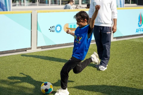 WUF13-də AFFA-dan ikinci minifutbol meydançası - FOTOREPORTAJ