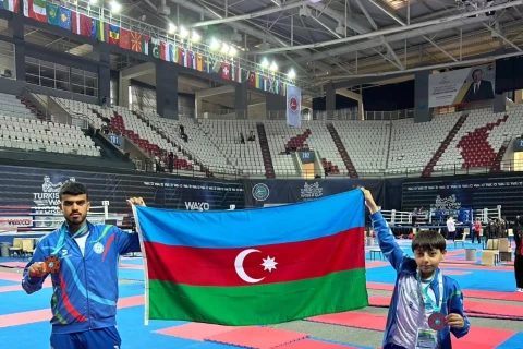 Azərbaycan kikboksçularından Dünya Kubokunda 32 medal - FOTO