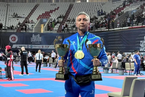 Azərbaycan kikboksçularından Dünya Kubokunda 32 medal - FOTO
