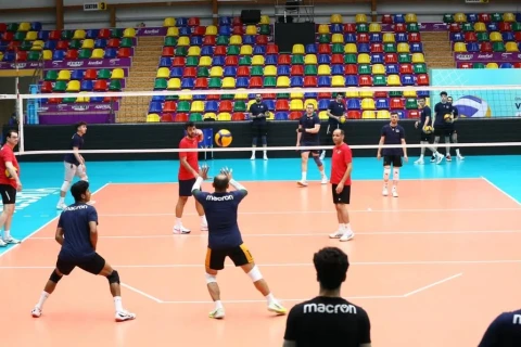 Azərbaycan voleybol millisində Avropa Liqası hazırlığı - FOTO