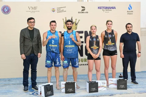 Bakıda çimərlik voleybolu üzrə beynəlxalq turnir keçirilib