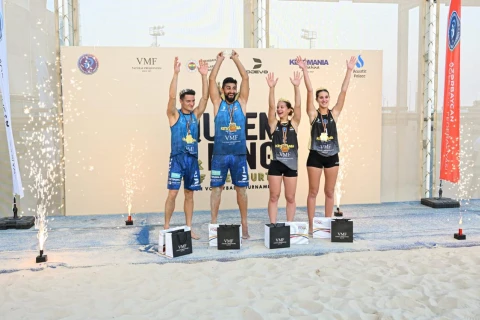 Bakıda çimərlik voleybolu üzrə beynəlxalq turnir keçirilib