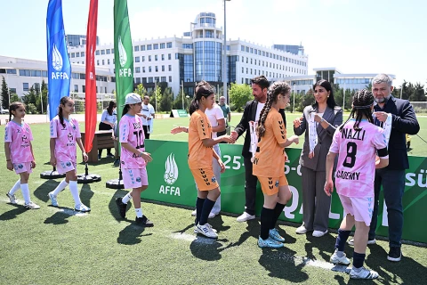 Futbol üzrə U-14 Qızlar Liqasında çempion müəyyənləşdi - FOTO