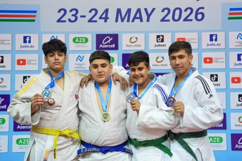 U-14 cüdoçuların Liqa yarışında son tur yekunlaşdı - FOTO