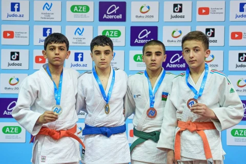 U-14 cüdoçuların Liqa yarışında son tur yekunlaşdı - FOTO