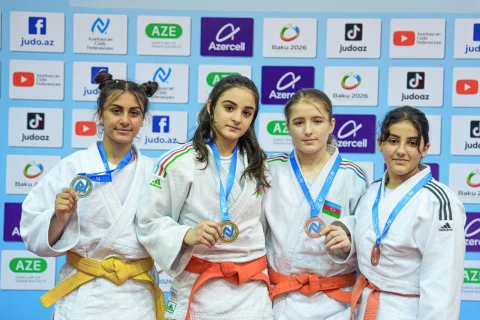 U-14 cüdoçuların Liqa yarışında son tur yekunlaşdı - FOTO