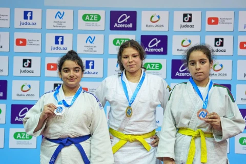 U-14 cüdoçuların Liqa yarışında son tur yekunlaşdı - FOTO