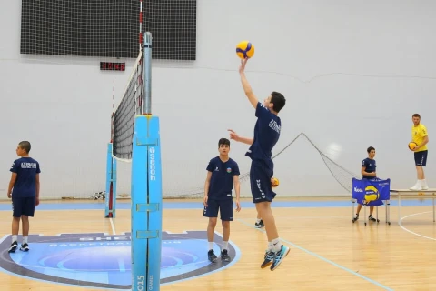Gənc voleybolçular üçün Şəki düşərgəsi başa çatdı - FOTO