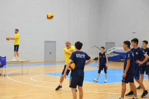 Gənc voleybolçular üçün Şəki düşərgəsi başa çatdı - FOTO
