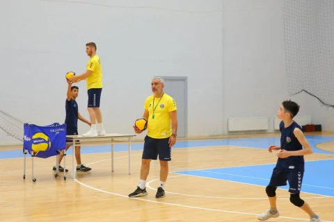 Gənc voleybolçular üçün Şəki düşərgəsi başa çatdı - FOTO