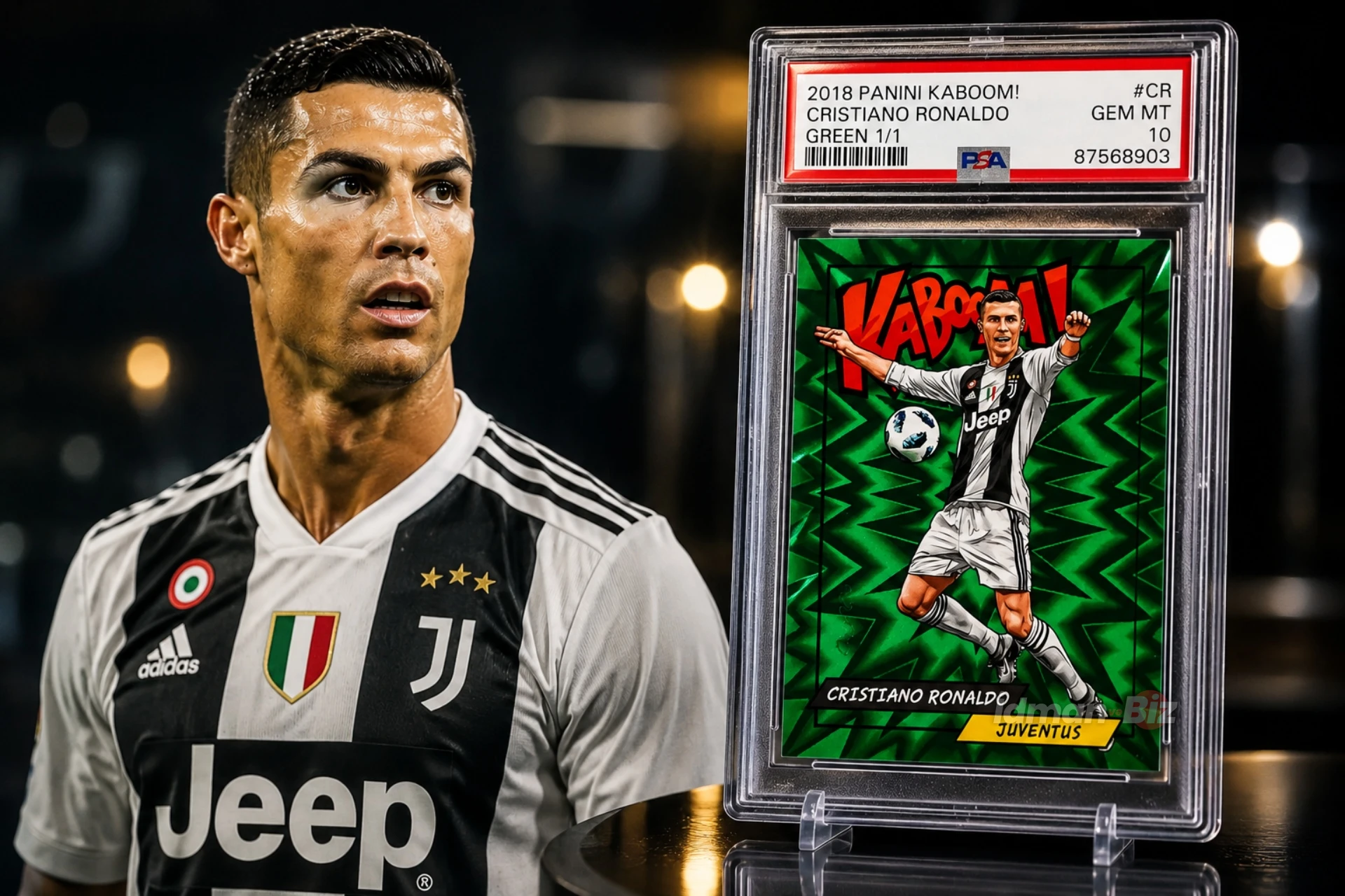 Rare Cristiano Ronaldo card sold for record $1.35 million at auction - dman v Biz Rare Cristiano Ronaldo card sold for record $1.35 million at auction - dman v Biz