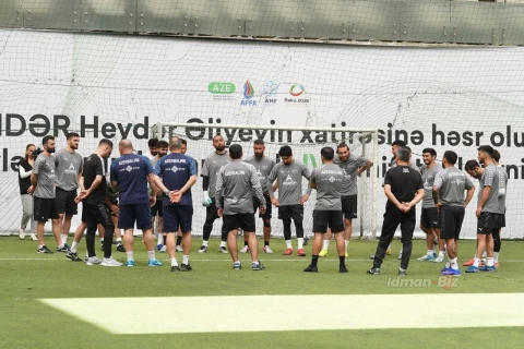 Azərbaycanın minifutbol millisi Avropa çempionatından əvvəl son məşqinə çıxıb