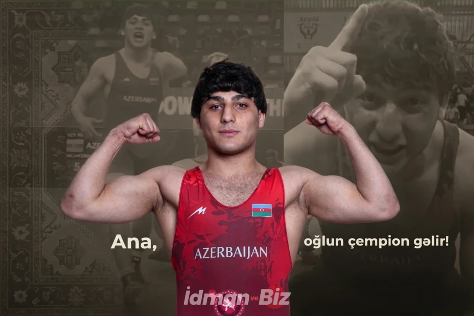 Qələbə sevinci ilə gündəm olan güləşçimizin şəxsi məşqçisi İDMAN.BİZ-ə AÇIQLAMA VERDİ - VİDEO