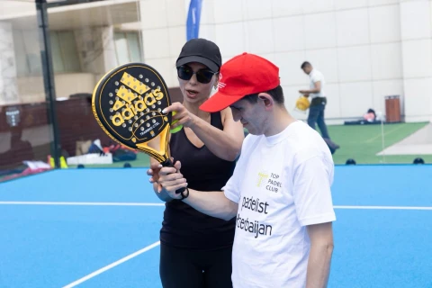 Fiziki imkanları məhdud uşaqlar üçün padel tədbiri keçirilib