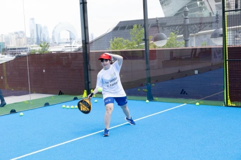 Fiziki imkanları məhdud uşaqlar üçün padel tədbiri keçirilib